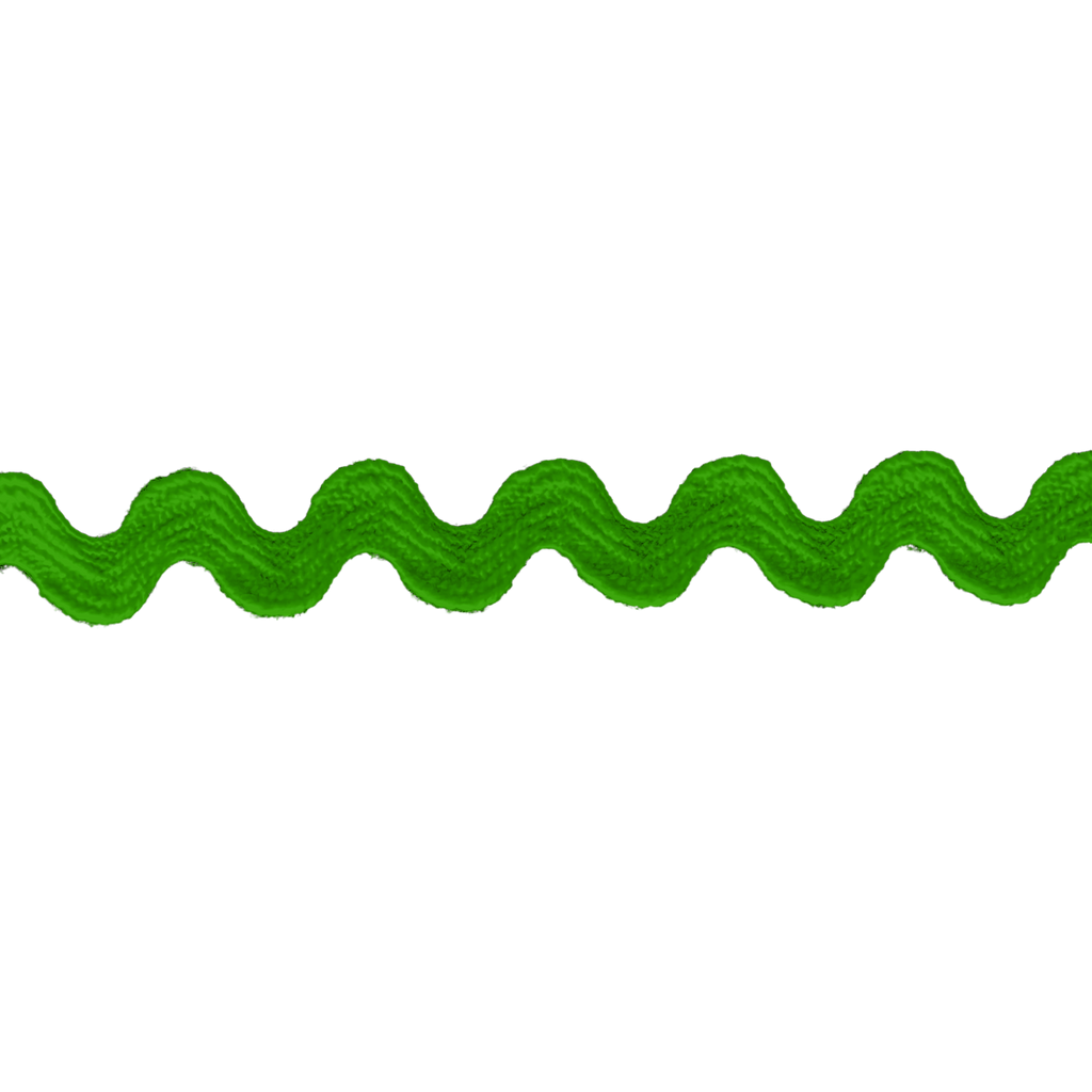 lime 3/8" polyester ric rac from Heit's Wholesale bulk sewing supply company