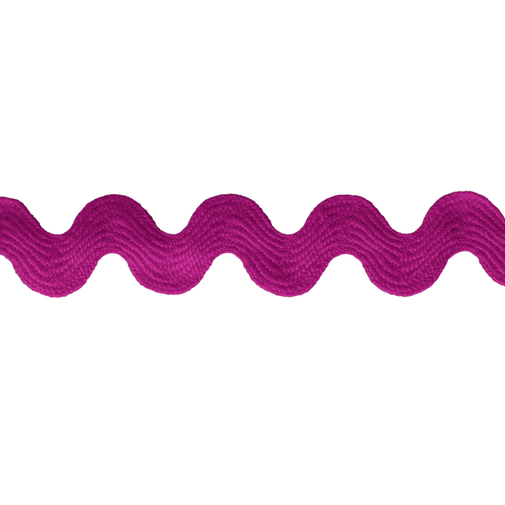 magenta 11/16" polyester ric rac from Heit's Wholesale bulk sewing supply company