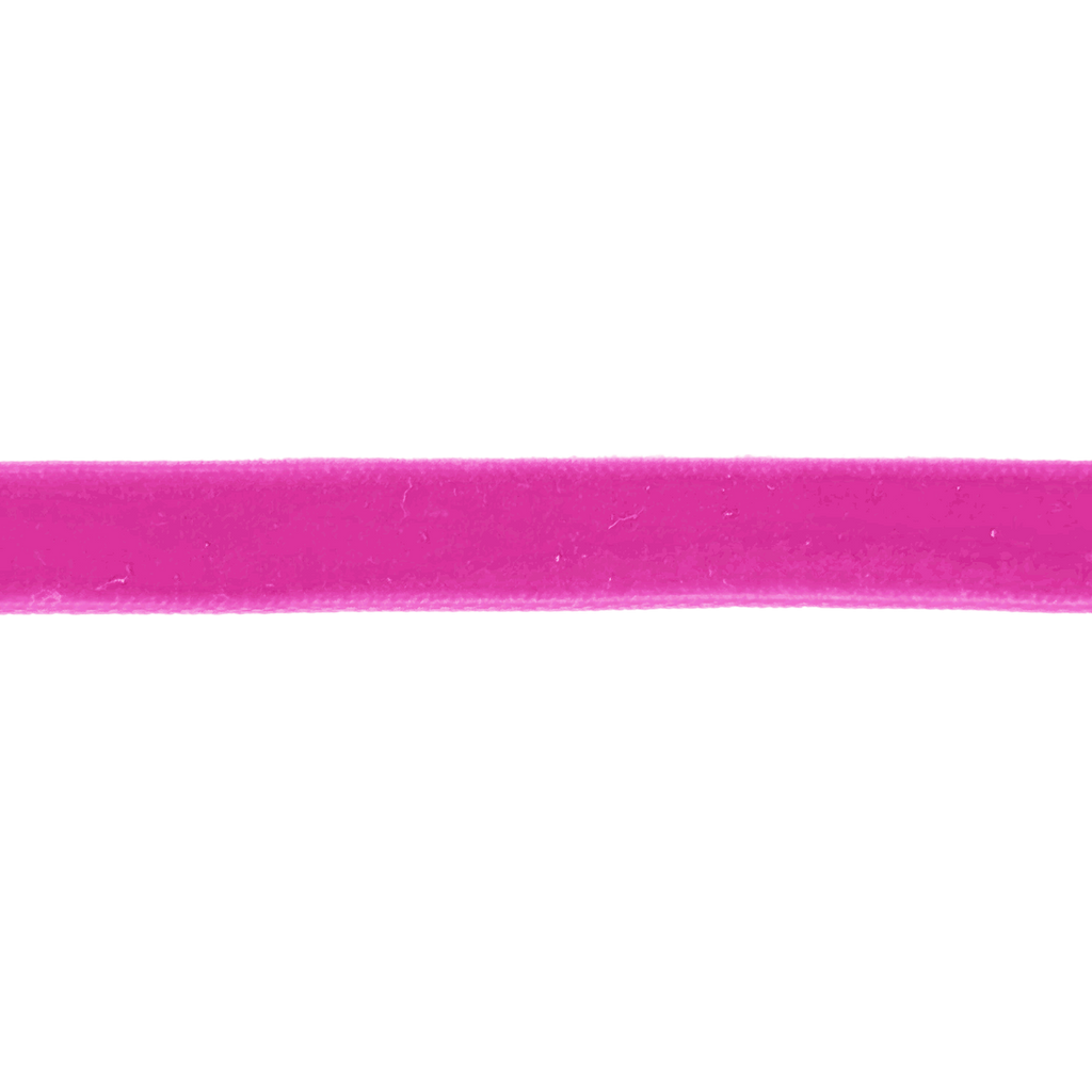 magenta 3/8" velvet ribbon from Heit's Wholesale bulk sewing supply company