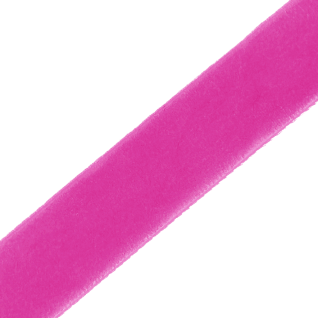 magenta 5/8" velvet ribbon from Heit's Wholesale bulk sewing supply company