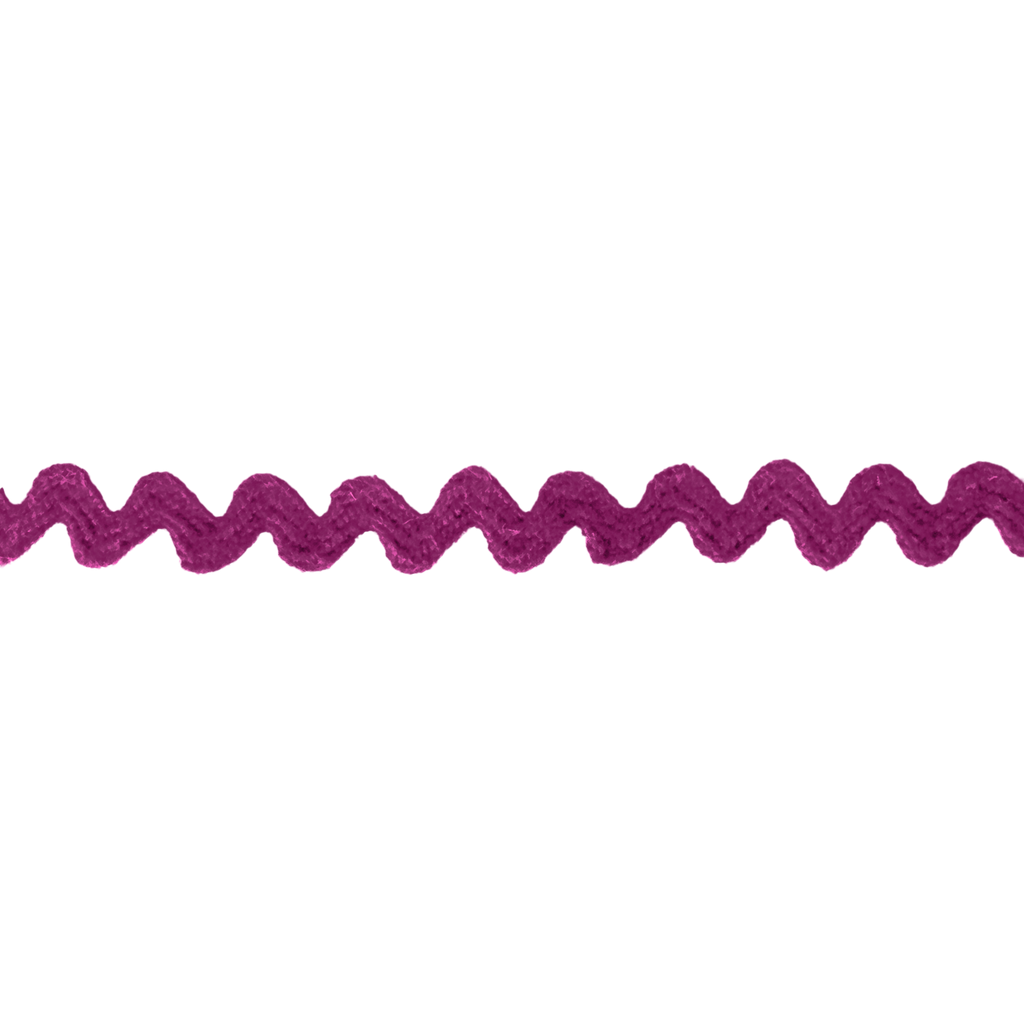 magenta 7/32" polyester ric rac from Heit's Wholesale bulk sewing supply company