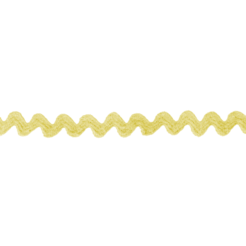 maize 7/32" polyester ric rac from Heit's Wholesale bulk sewing supply company