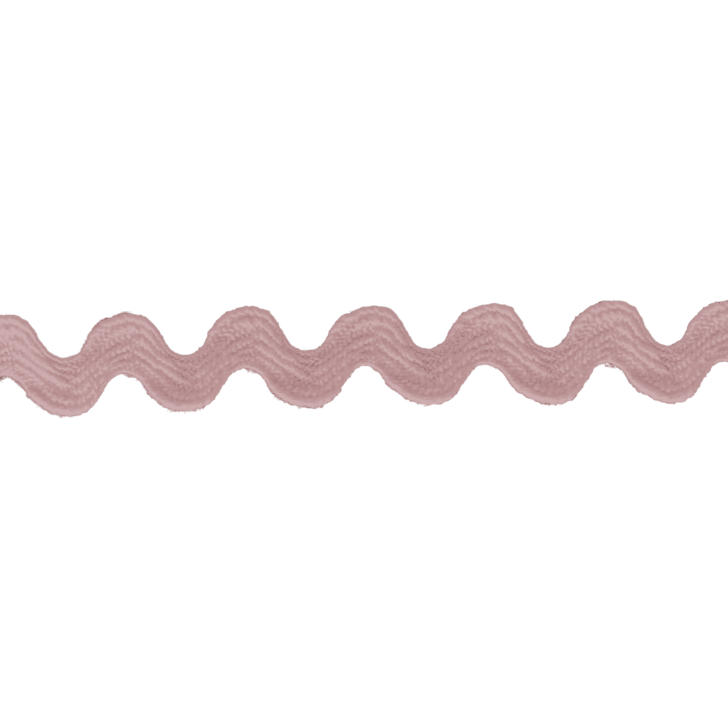mauve 3/8" polyester ric rac from Heit's Wholesale bulk sewing supply company