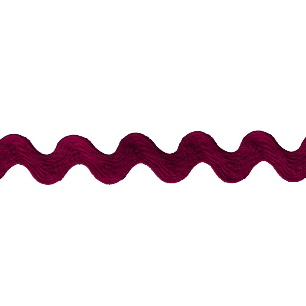 merlot 1/2" polyester ric rac from Heit's Wholesale bulk sewing supply company