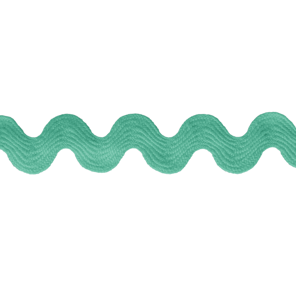 mint 11/16" polyester ric rac from Heit's Wholesale bulk sewing supply company