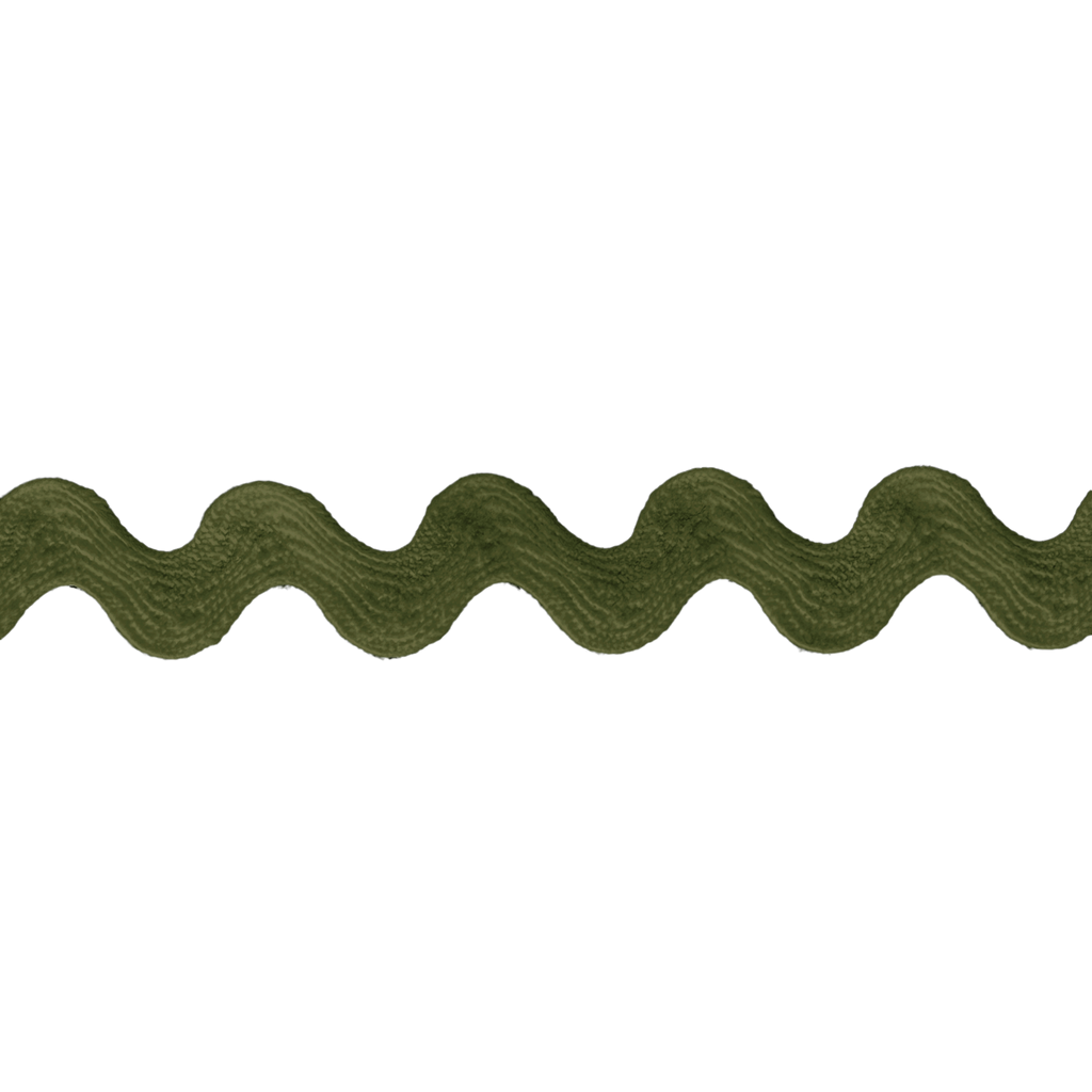 moss 1/2" polyester ric rac from Heit's Wholesale bulk sewing supply company