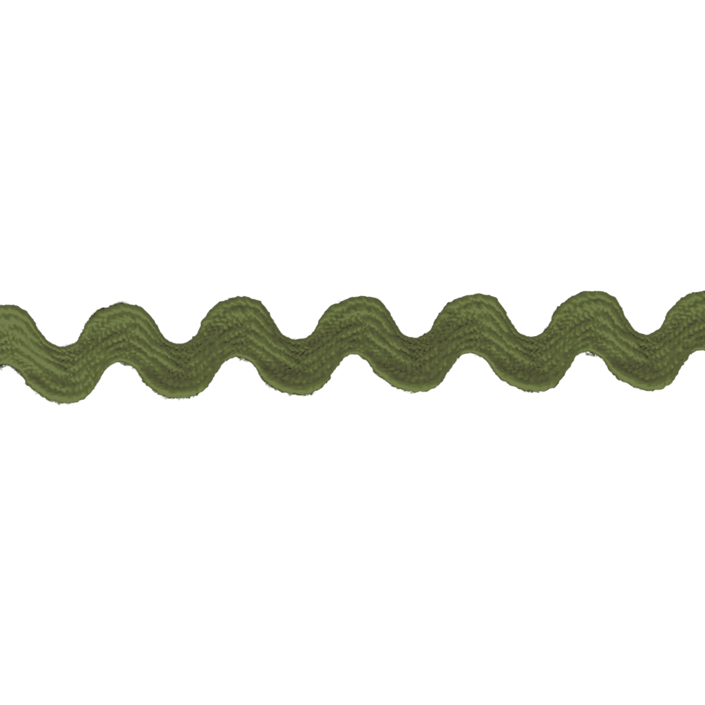 moss 3/8" polyester ric rac from Heit's Wholesale bulk sewing supply company