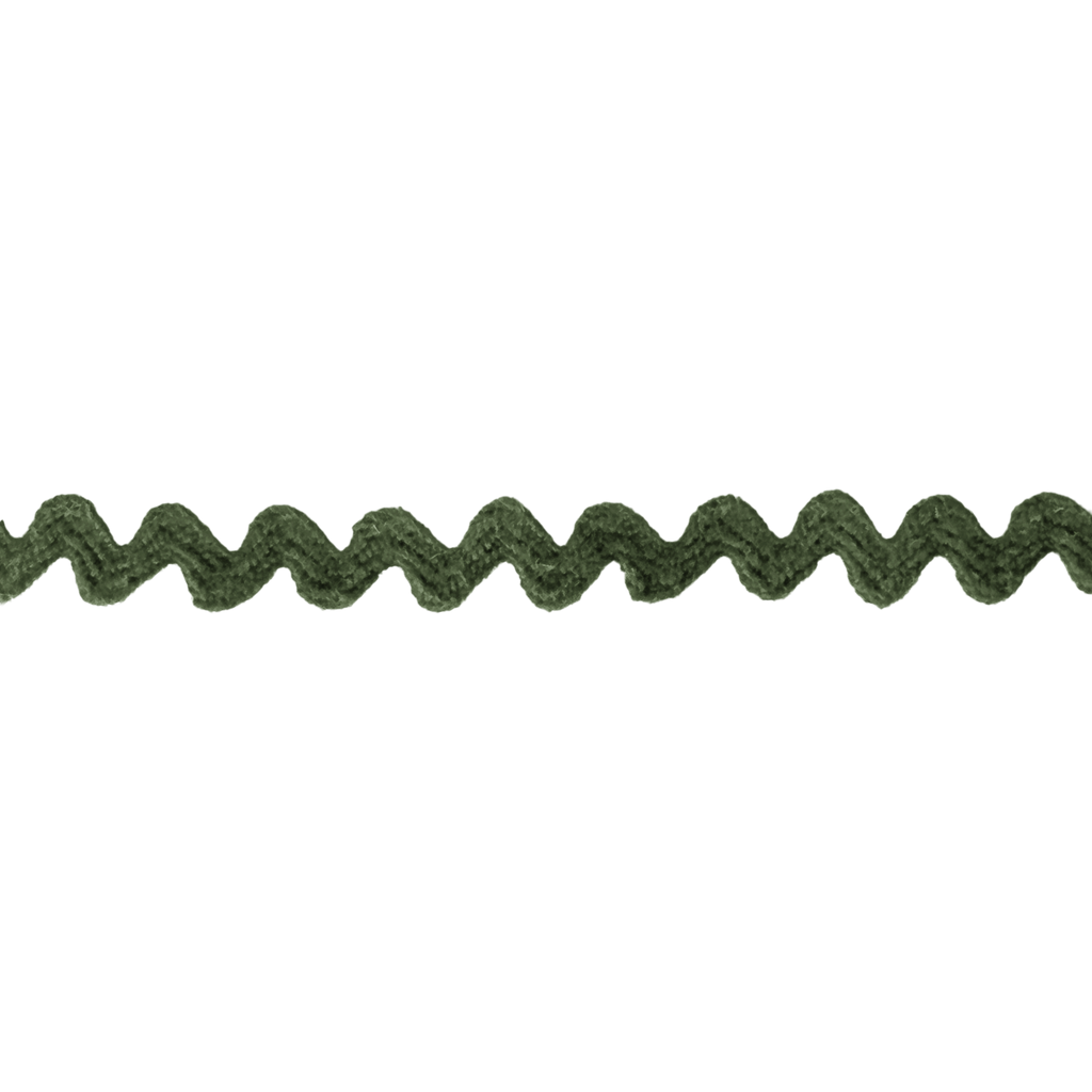 moss 7/32" polyester ric rac from Heit's Wholesale bulk sewing supply company