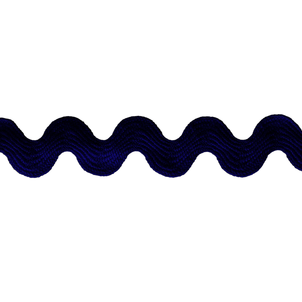 navy blue 11/16" polyester ric rac from Heit's Wholesale bulk sewing supply company