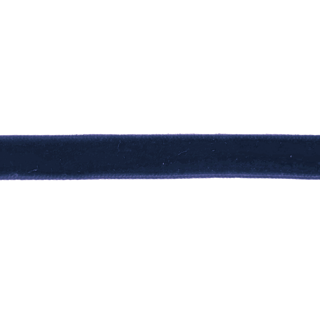 navy blue 3/8" velvet ribbon from Heit's Wholesale bulk sewing supply company