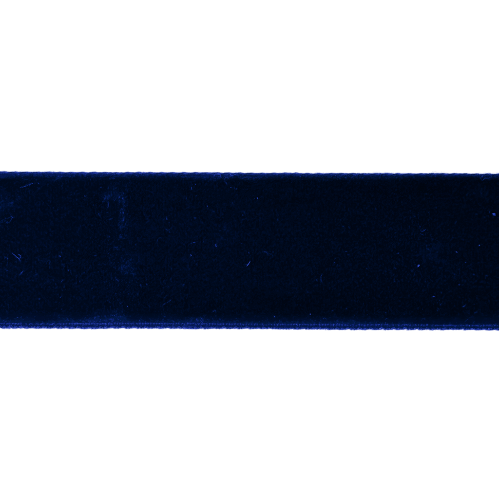 navy 7/8" velvet ribbon from Heit's Wholesale bulk sewing supply company