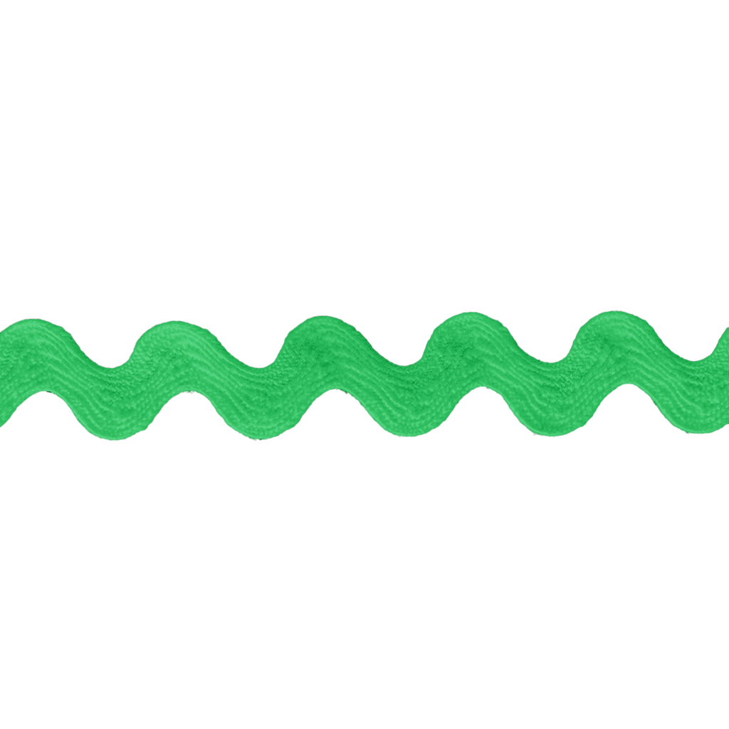 nile green 1/2" polyester ric rac from Heit's Wholesale bulk sewing supply company