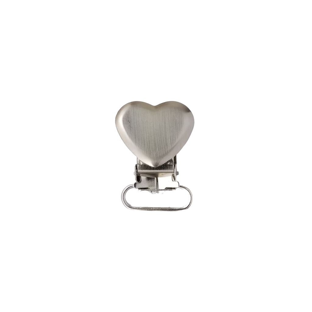 heart novelty pacifier clips with plastic from Heit's Wholesale bulk sewing supply company