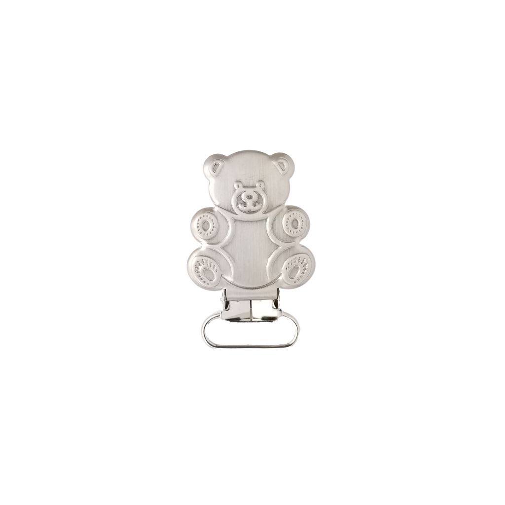 teddy bear novelty pacifier clips from Heit's Wholesale bulk sewing supply company