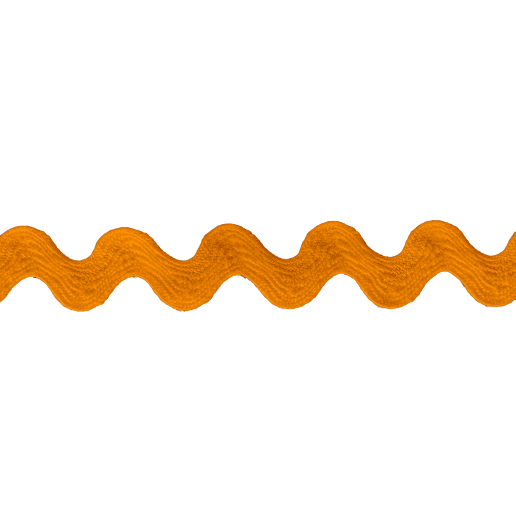 orange 1/2" polyester ric rac from Heit's Wholesale bulk sewing supply company