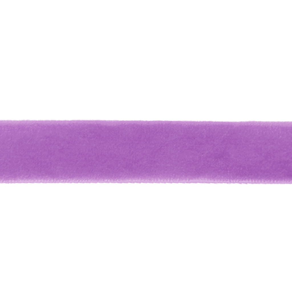 orchid 5/8" velvet ribbon from Heit's Wholesale bulk sewing supply company