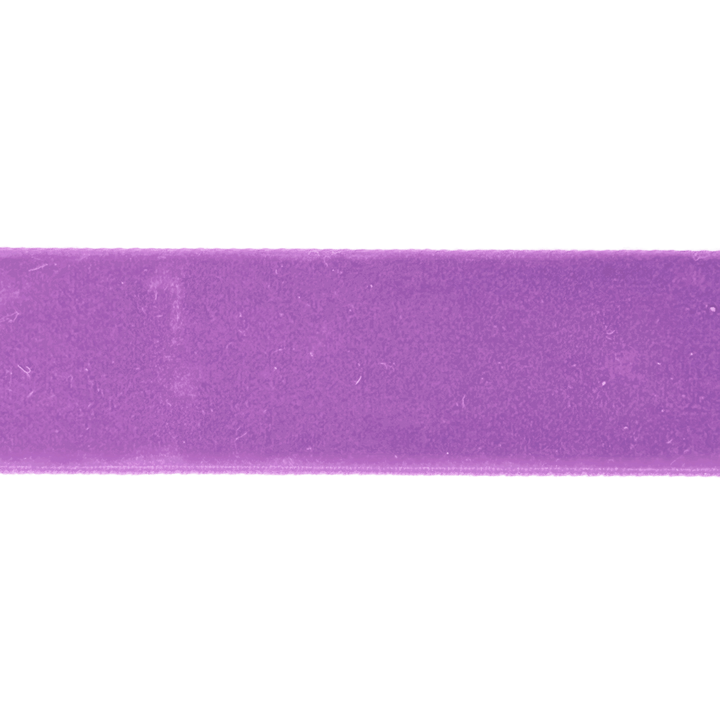 orchid 7/8" velvet ribbon from Heit's Wholesale bulk sewing supply company