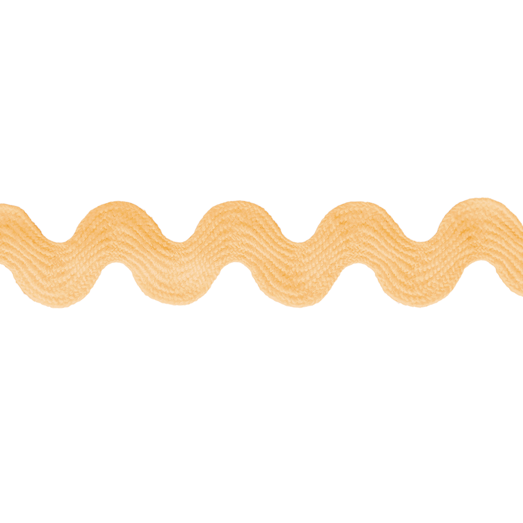 peach 11/16" polyester ric rac from Heit's Wholesale bulk sewing supply company