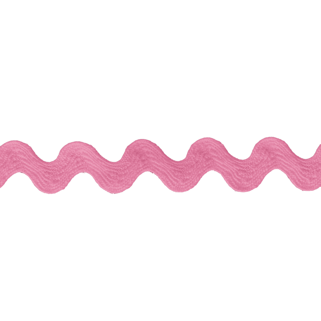 pink 1/2" polyester ric rac from Heit's Wholesale bulk sewing supply company