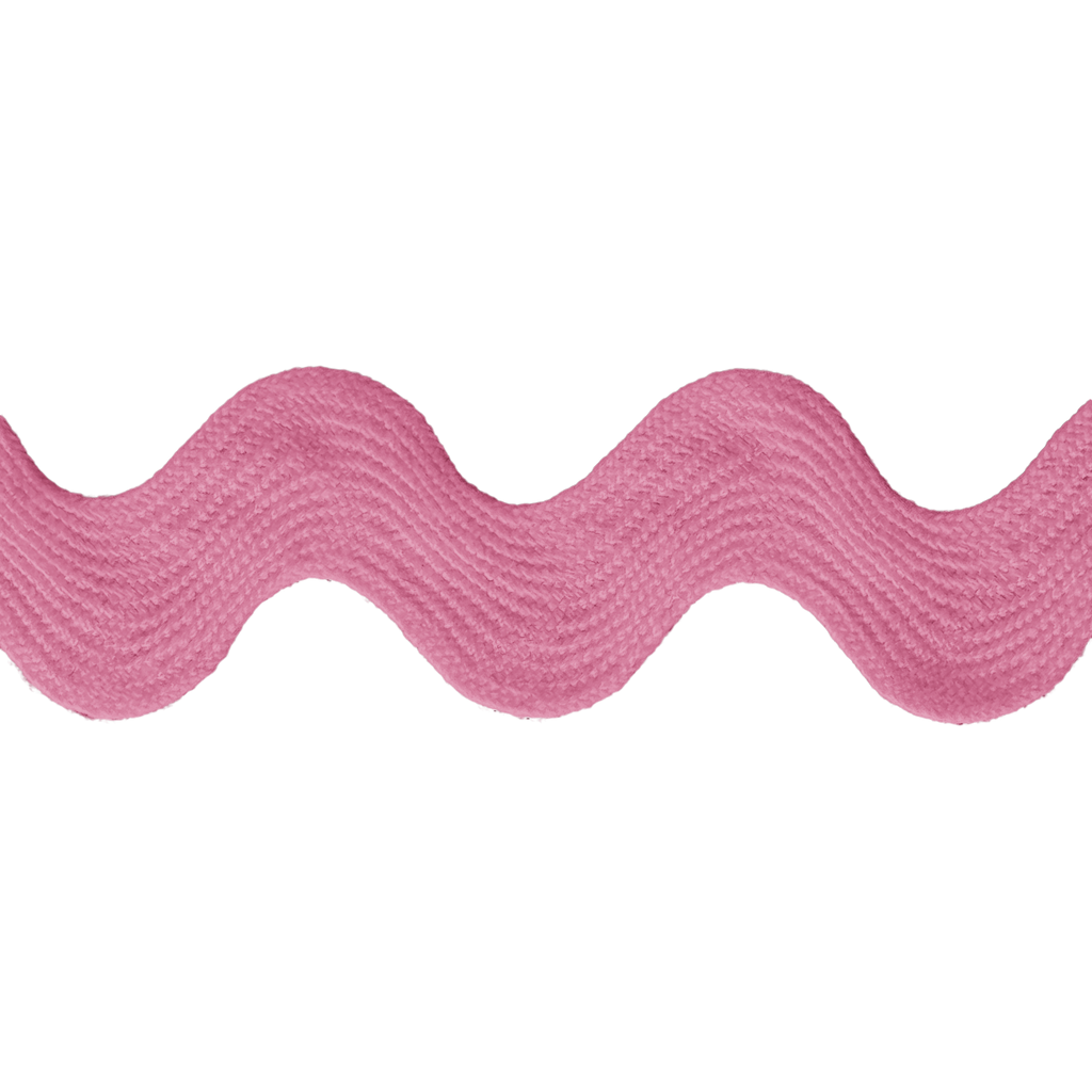 pink 1" polyester ric rac from Heit's Wholesale bulk sewing supply company