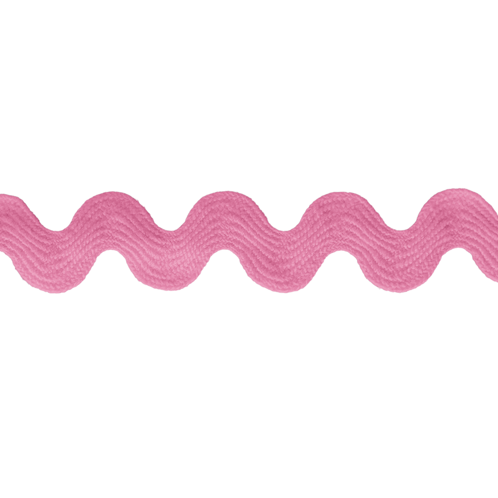 pink 11/16" polyester ric rac from Heit's Wholesale bulk sewing supply company