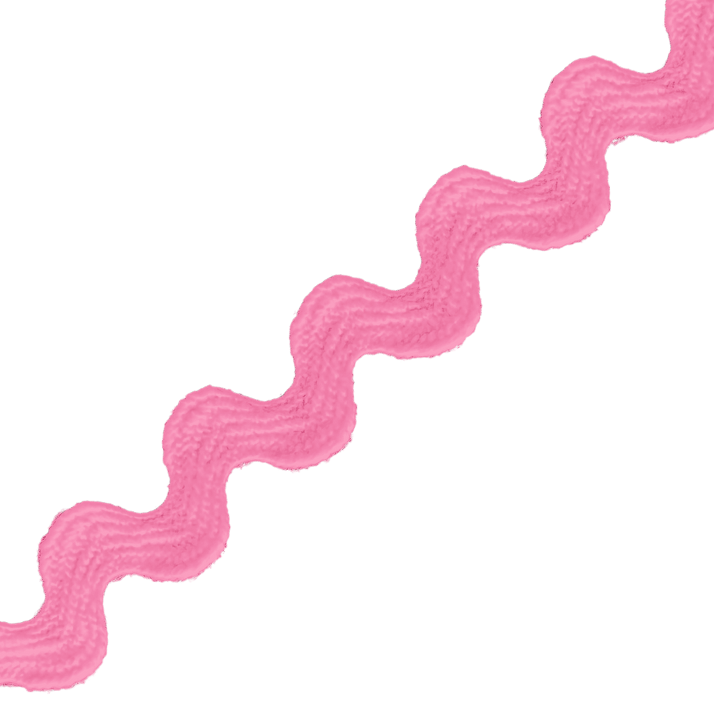 pink 3/8" polyester ric rac from Heit's Wholesale bulk sewing supply company