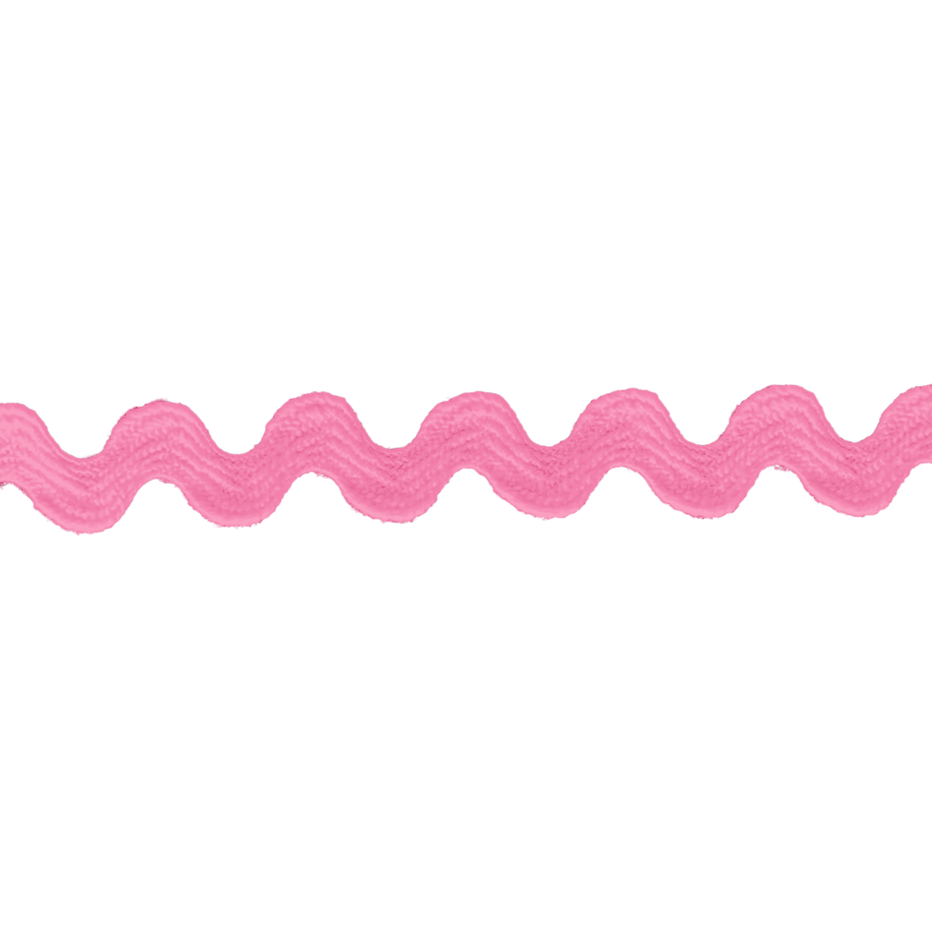 pink 3/8" polyester ric rac from Heit's Wholesale bulk sewing supply company