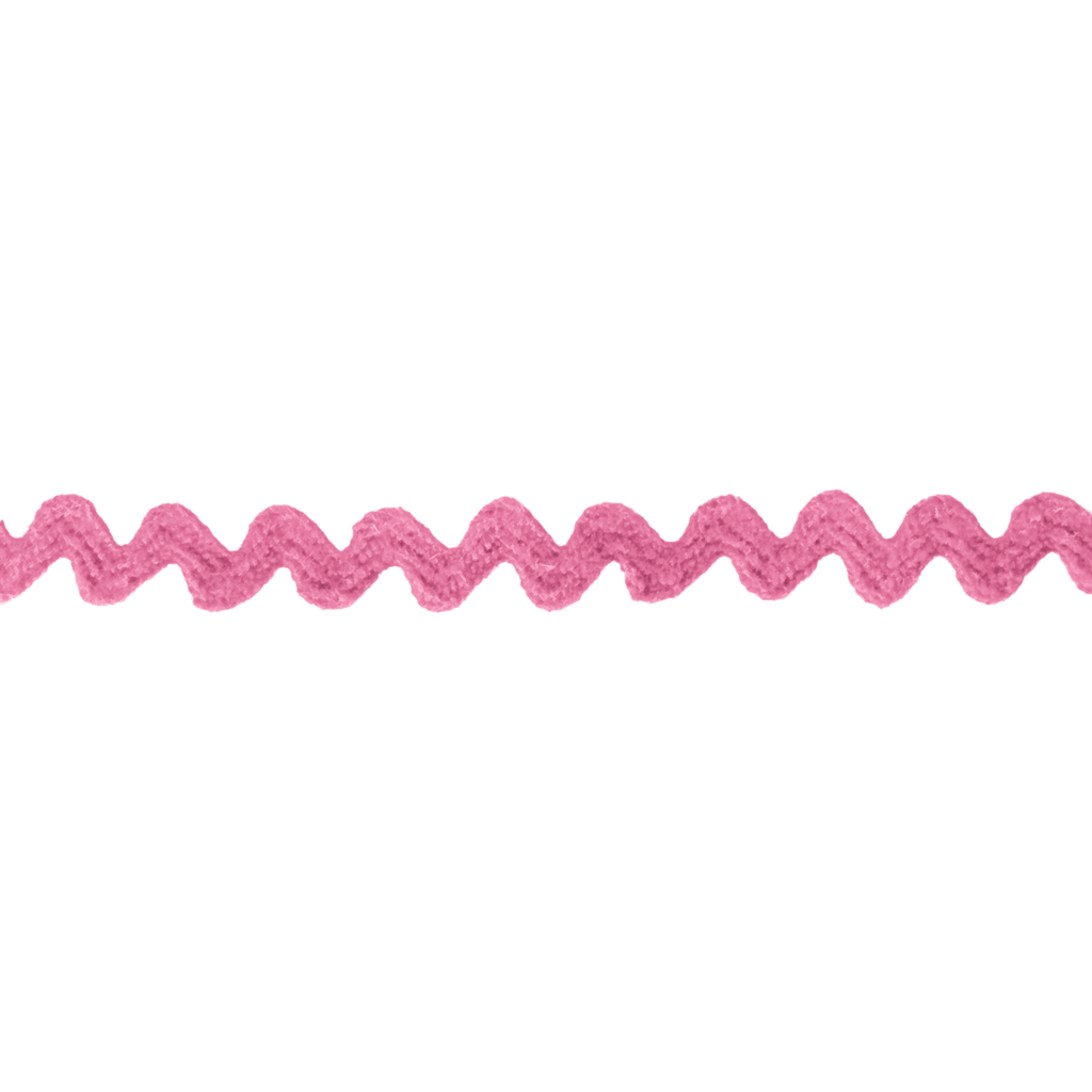 pink 7/32" polyester ric rac from Heit's Wholesale bulk sewing supply company