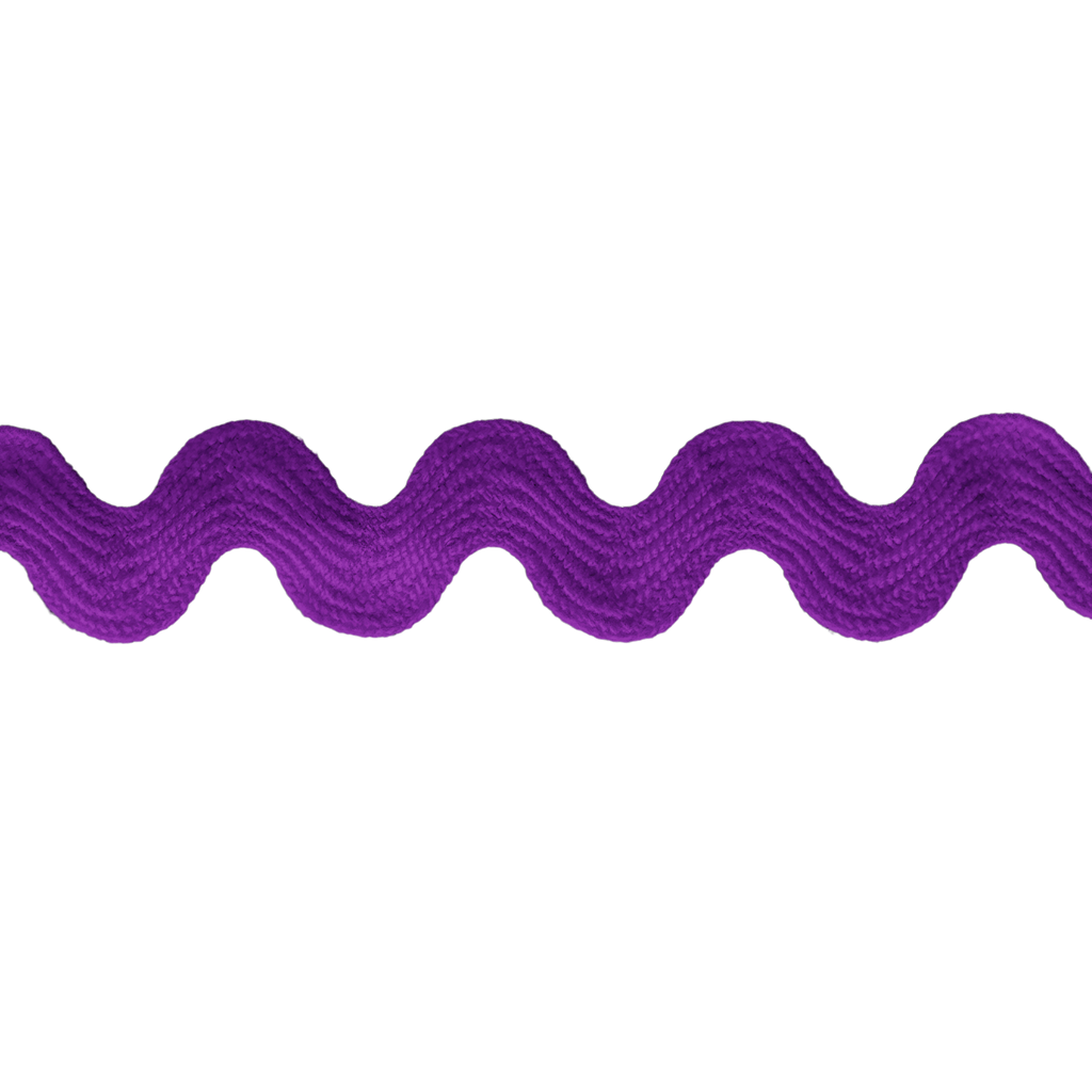 purple 11/16" polyester ric rac from Heit's Wholesale bulk sewing supply company