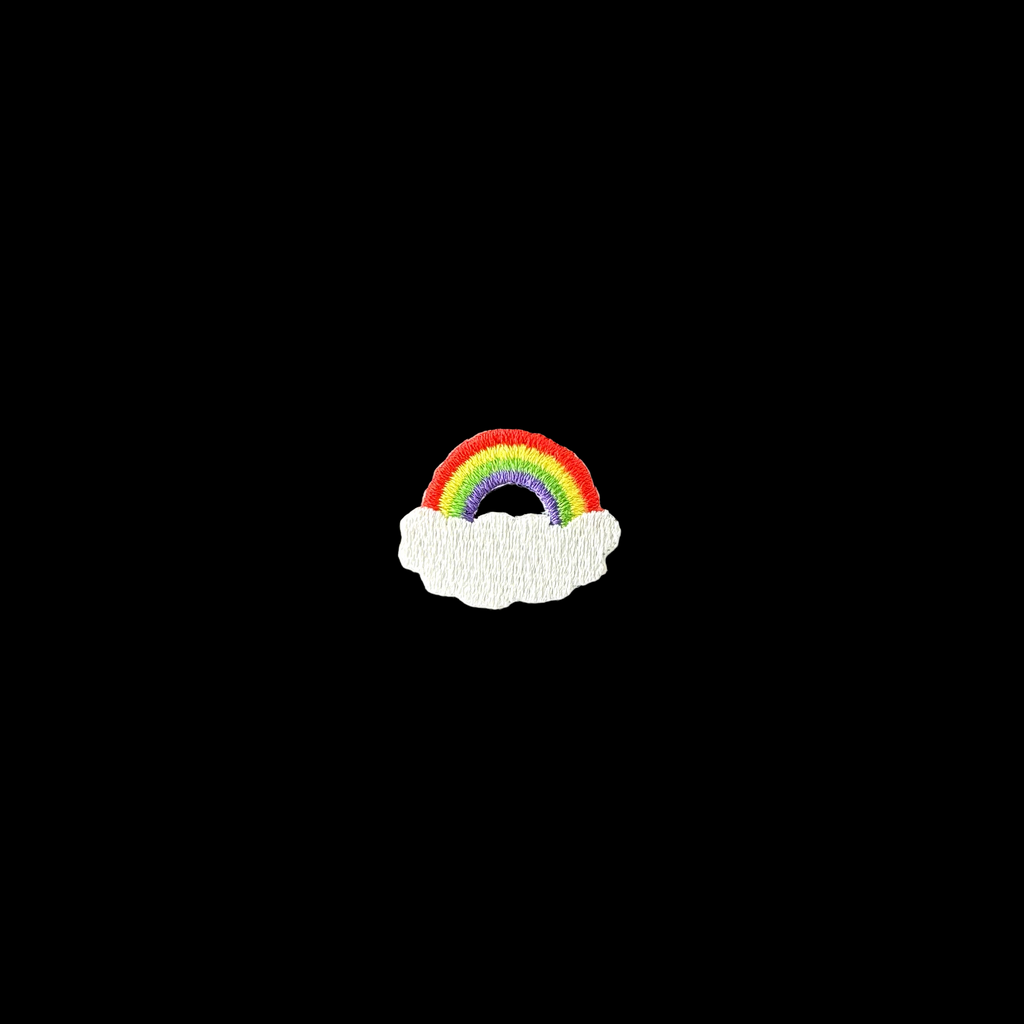 rainbow applique from Heit's Wholesale bulk sewing supply company
