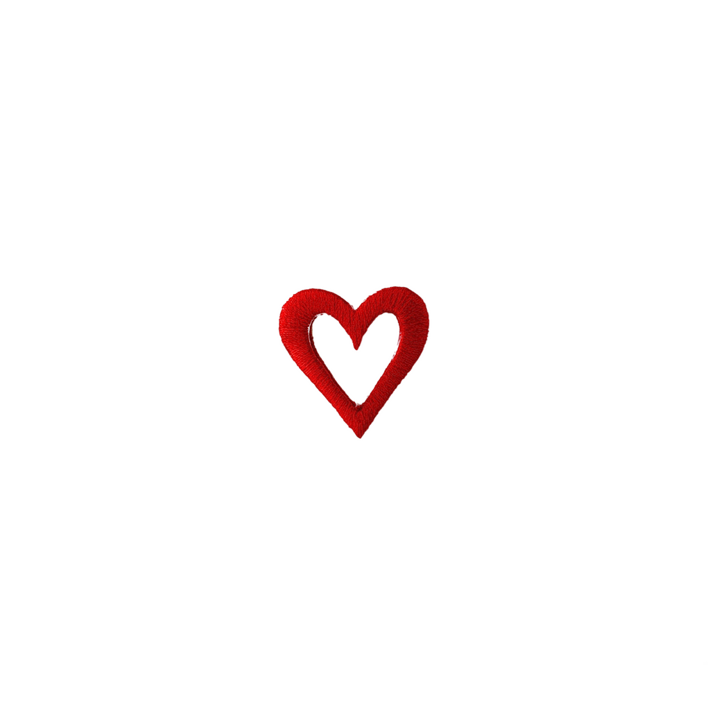 red heart applique from Heit's Wholesale bulk sewing supply company
