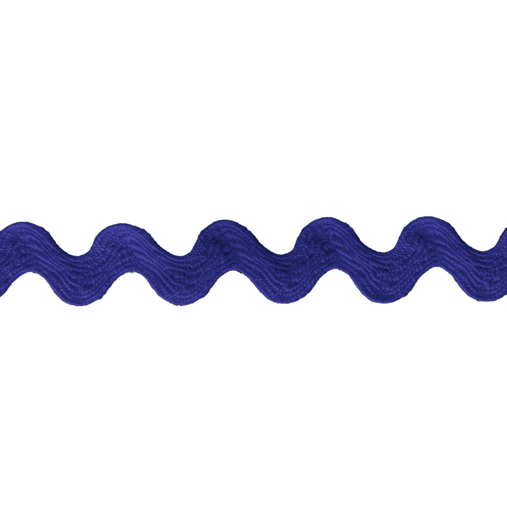 royal blue 1/2" polyester ric rac from Heit's Wholesale bulk sewing supply company