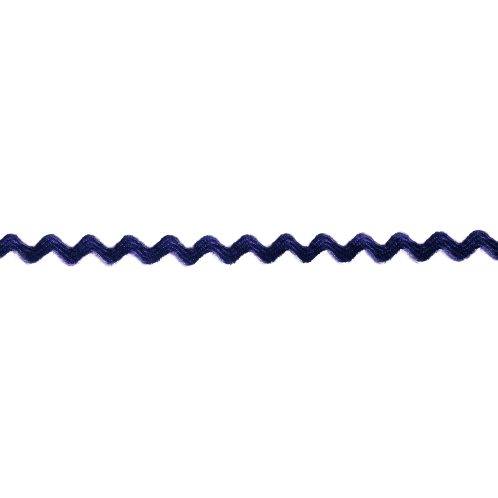 royal blue 11/64" polyester ric rac from Heit's Wholesale bulk sewing supply company