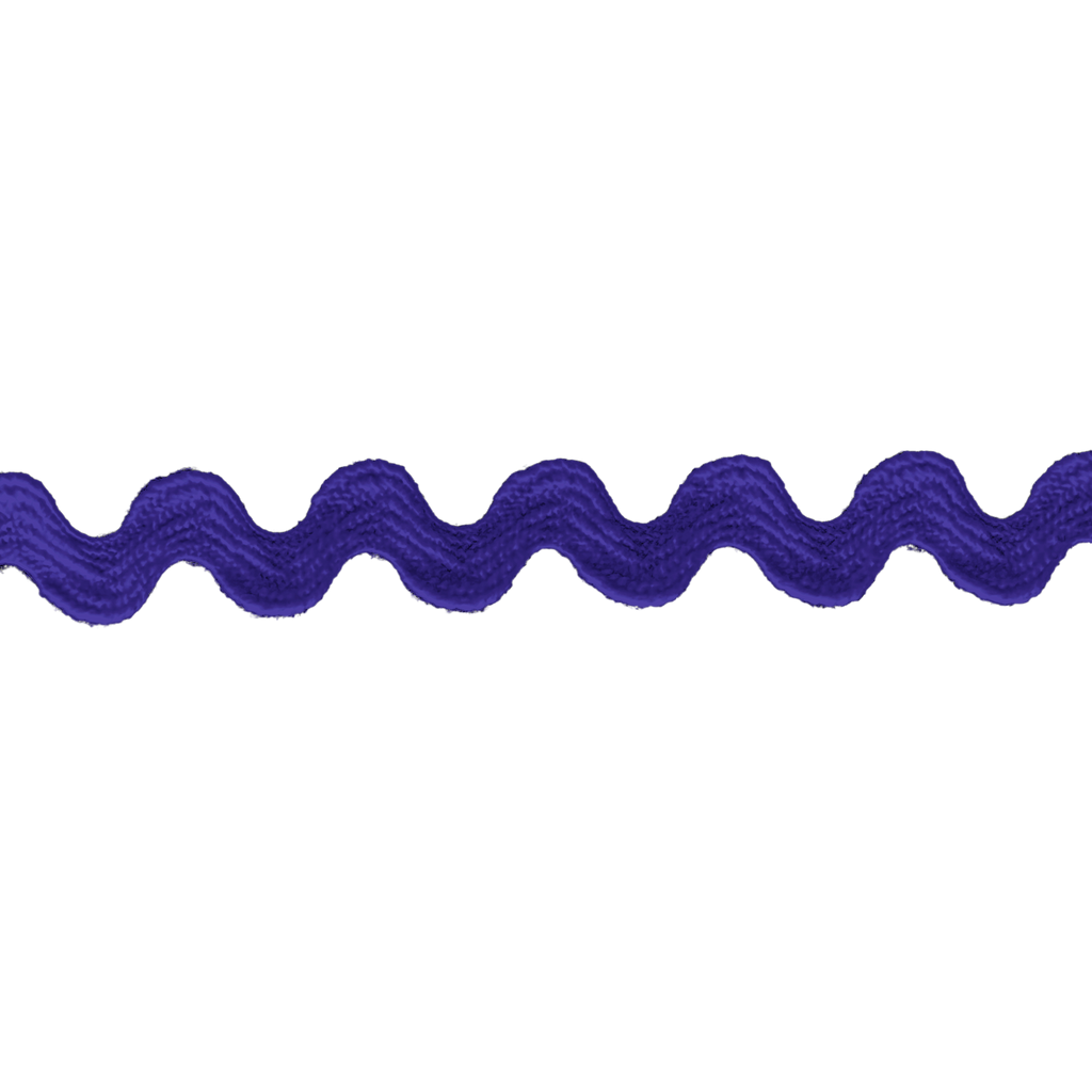 royal blue 3/8" polyester ric rac from Heit's Wholesale bulk sewing supply company