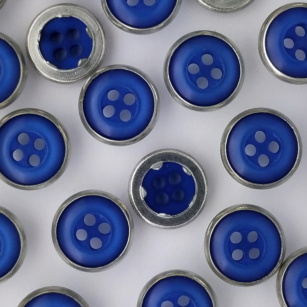 group of the royal blue size 20 button style gripper snaps from Heit's Wholesale bulk sewing supply company