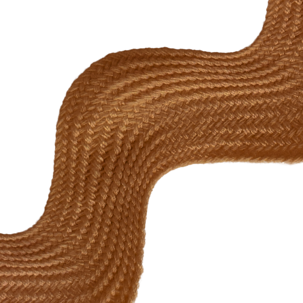 rust 1+13/32" polyester ric rac from Heit's Wholesale bulk sewing supply company