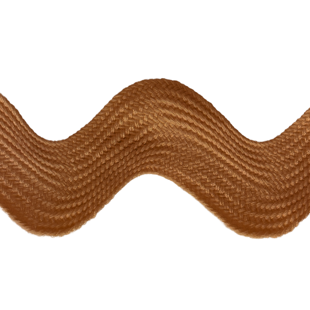 rust 1+13/32" polyester ric rac from Heit's Wholesale bulk sewing supply company