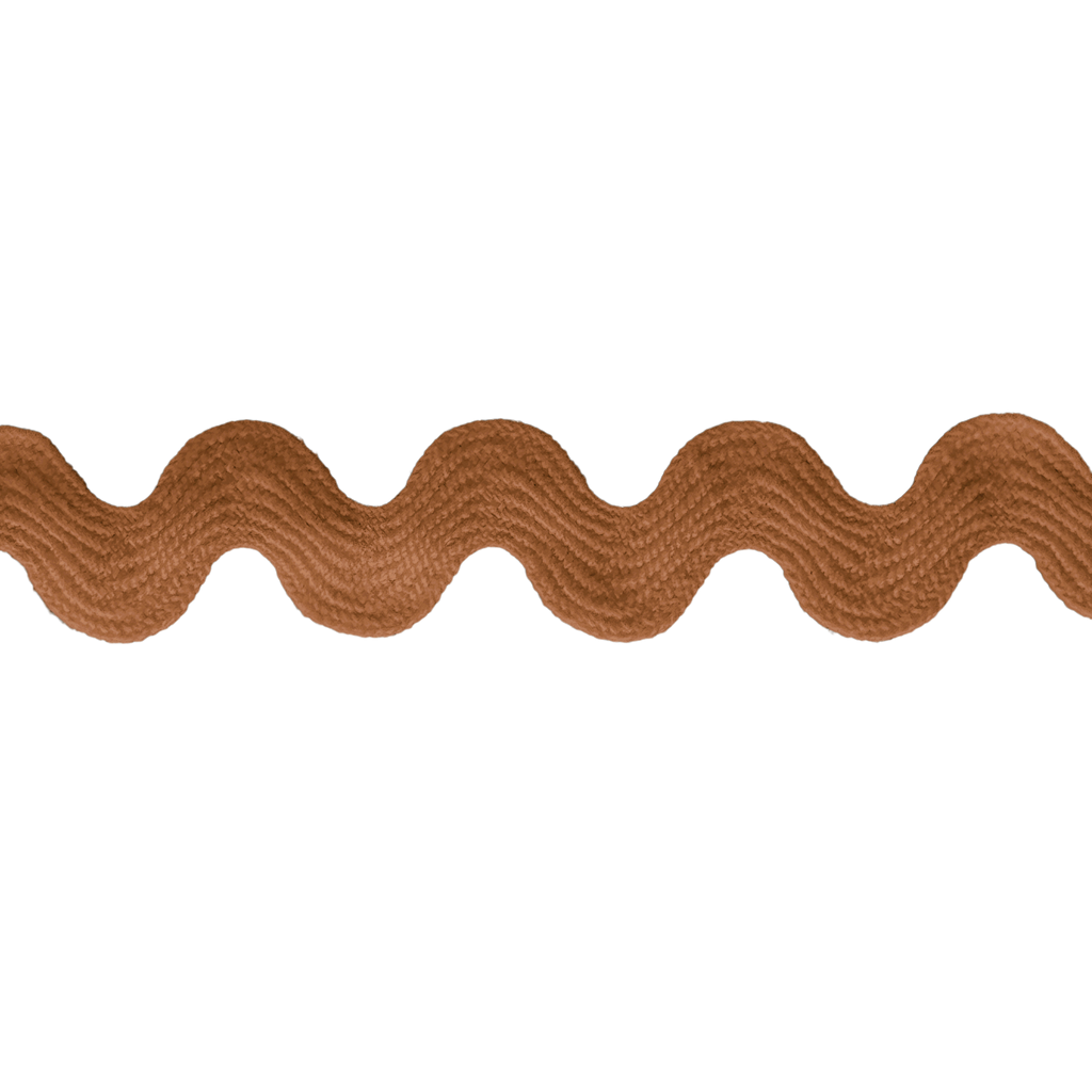 rust 11/16" polyester ric rac from Heit's Wholesale bulk sewing supply company
