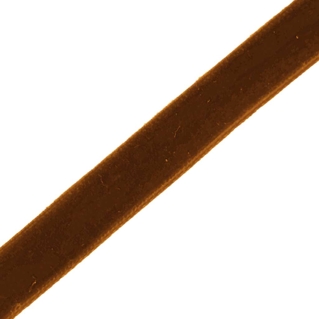 rust 3/8" velvet ribbon from Heit's Wholesale bulk sewing supply company