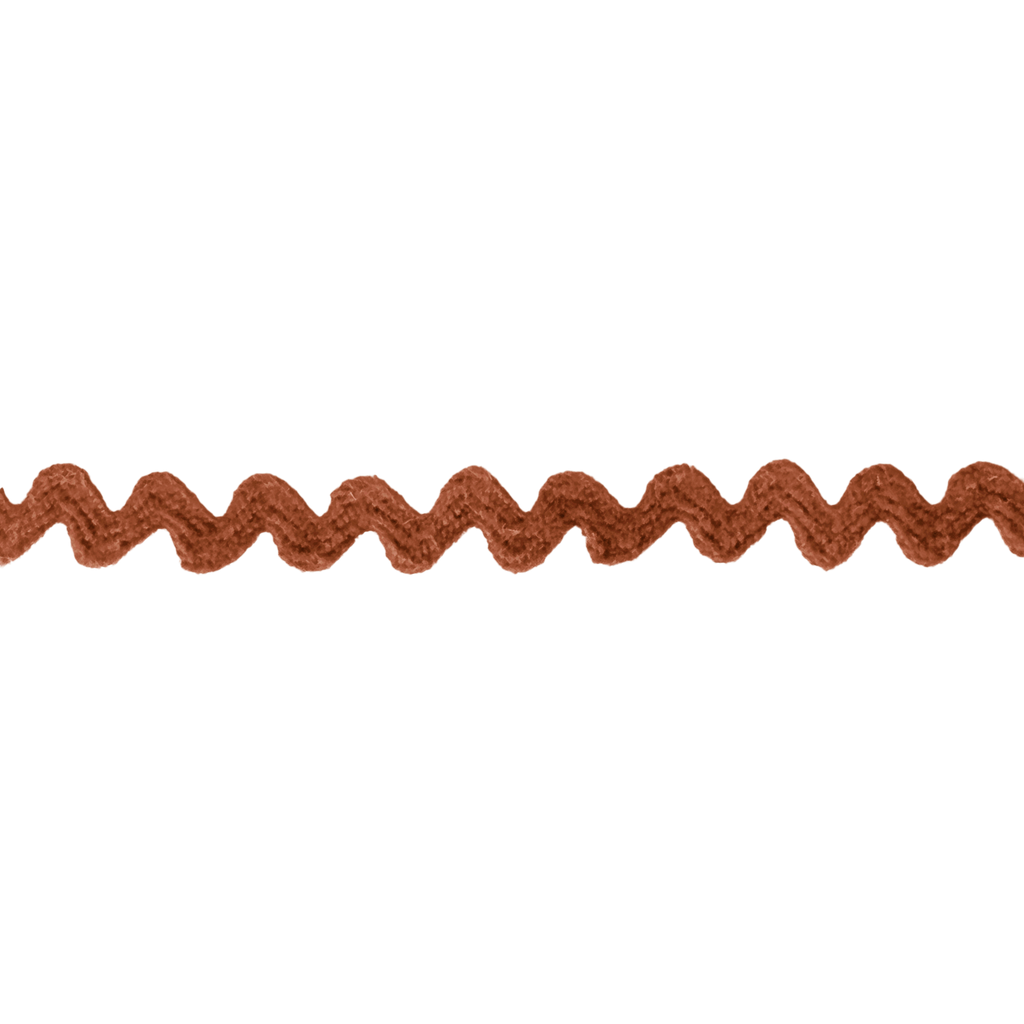 rust 7/32" polyester ric rac from Heit's Wholesale bulk sewing supply company