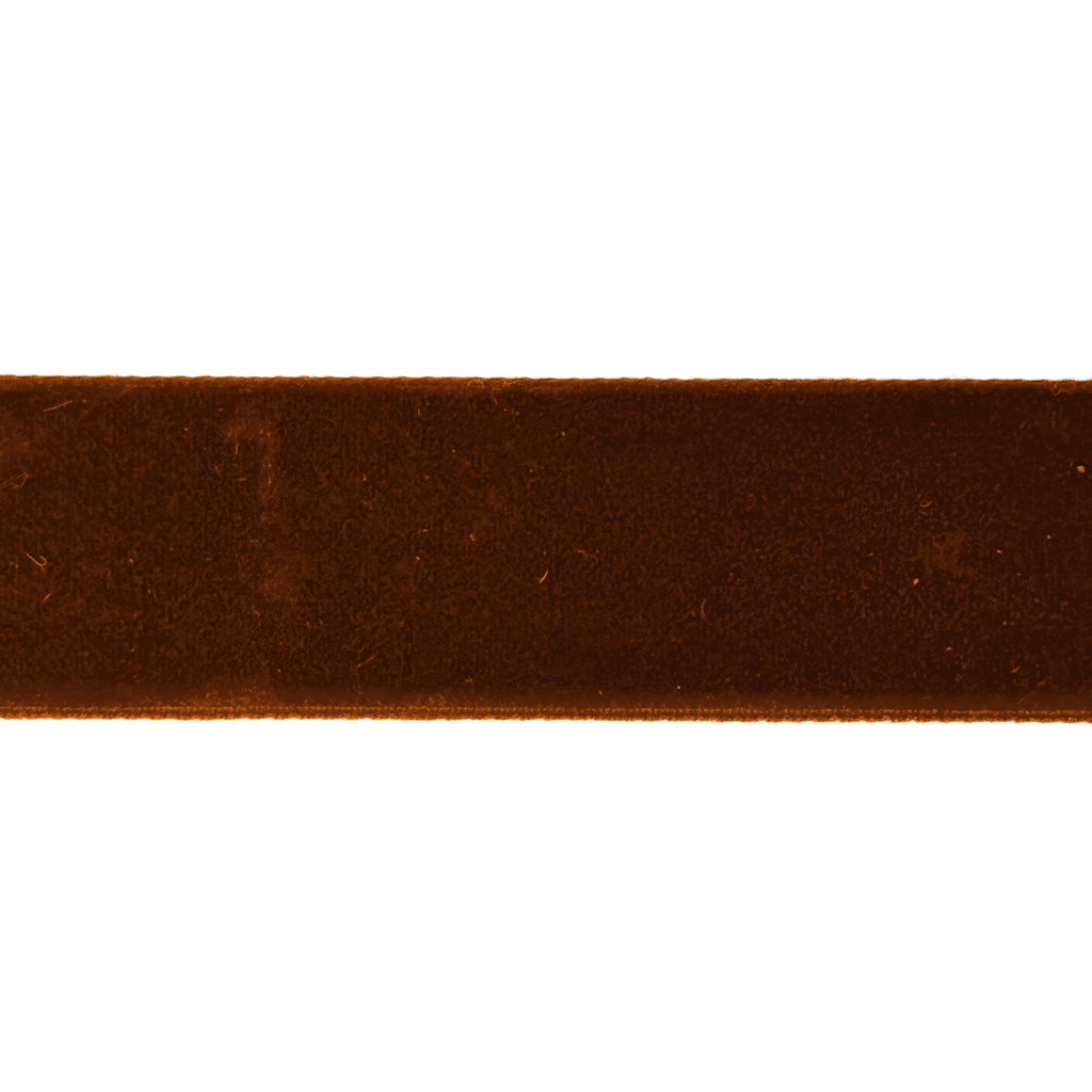 rust 7/8" velvet ribbon from Heit's Wholesale bulk sewing supply company