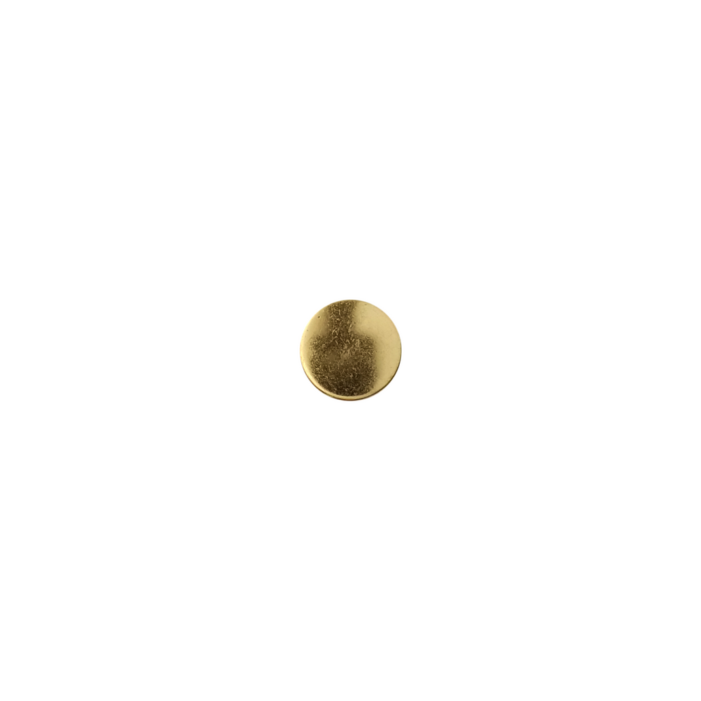 shiny gold size 14 capped snaps with a matte finish from Heit's Wholesale bulk sewing supply company
