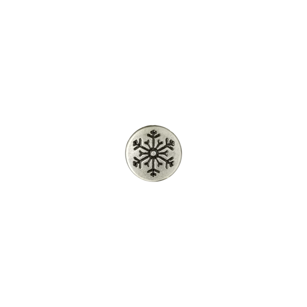 snowflake size 18 novelty snaps from Heit's Wholesale bulk sewing supply company