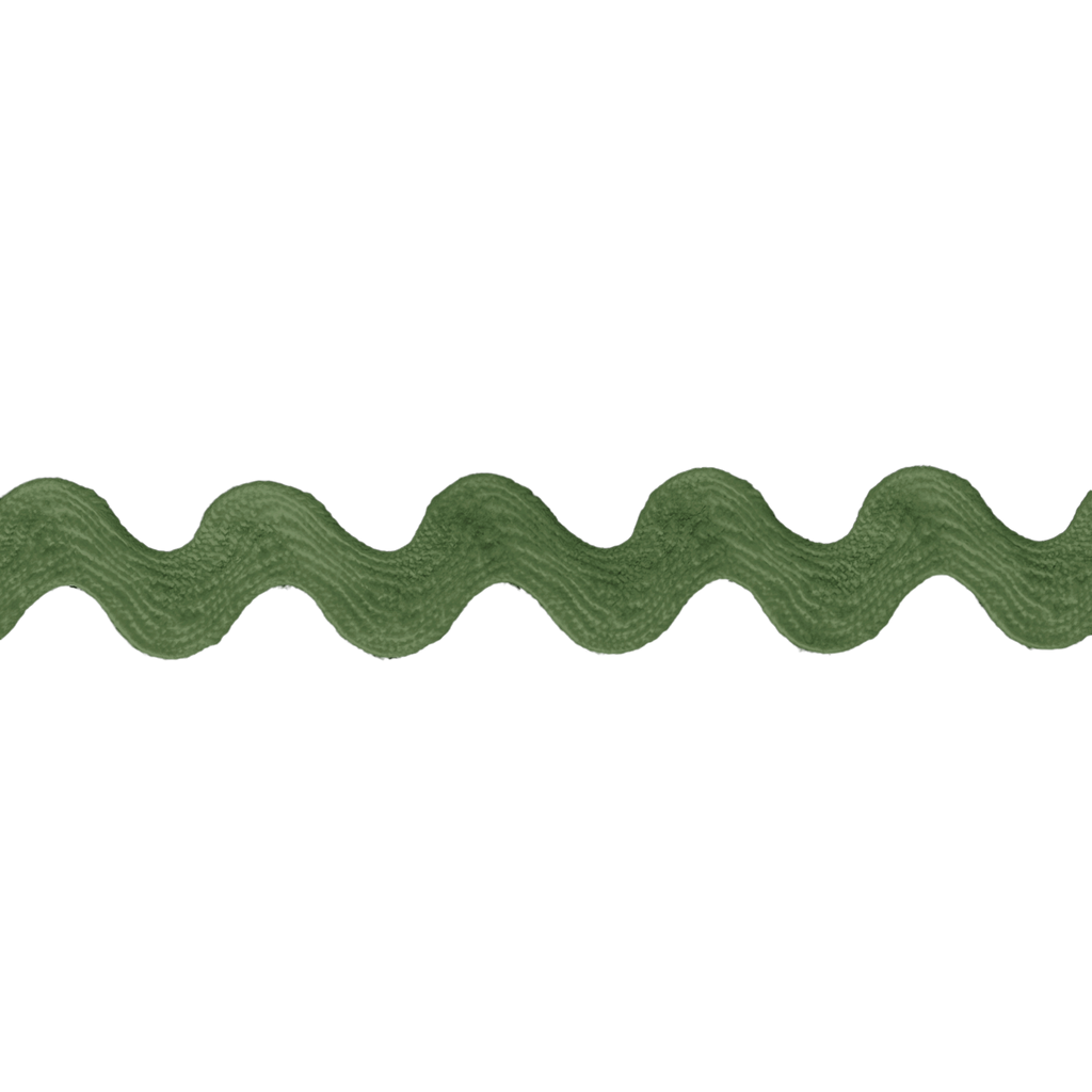 spring moss 1/2" polyester ric rac from Heit's Wholesale bulk sewing supply company