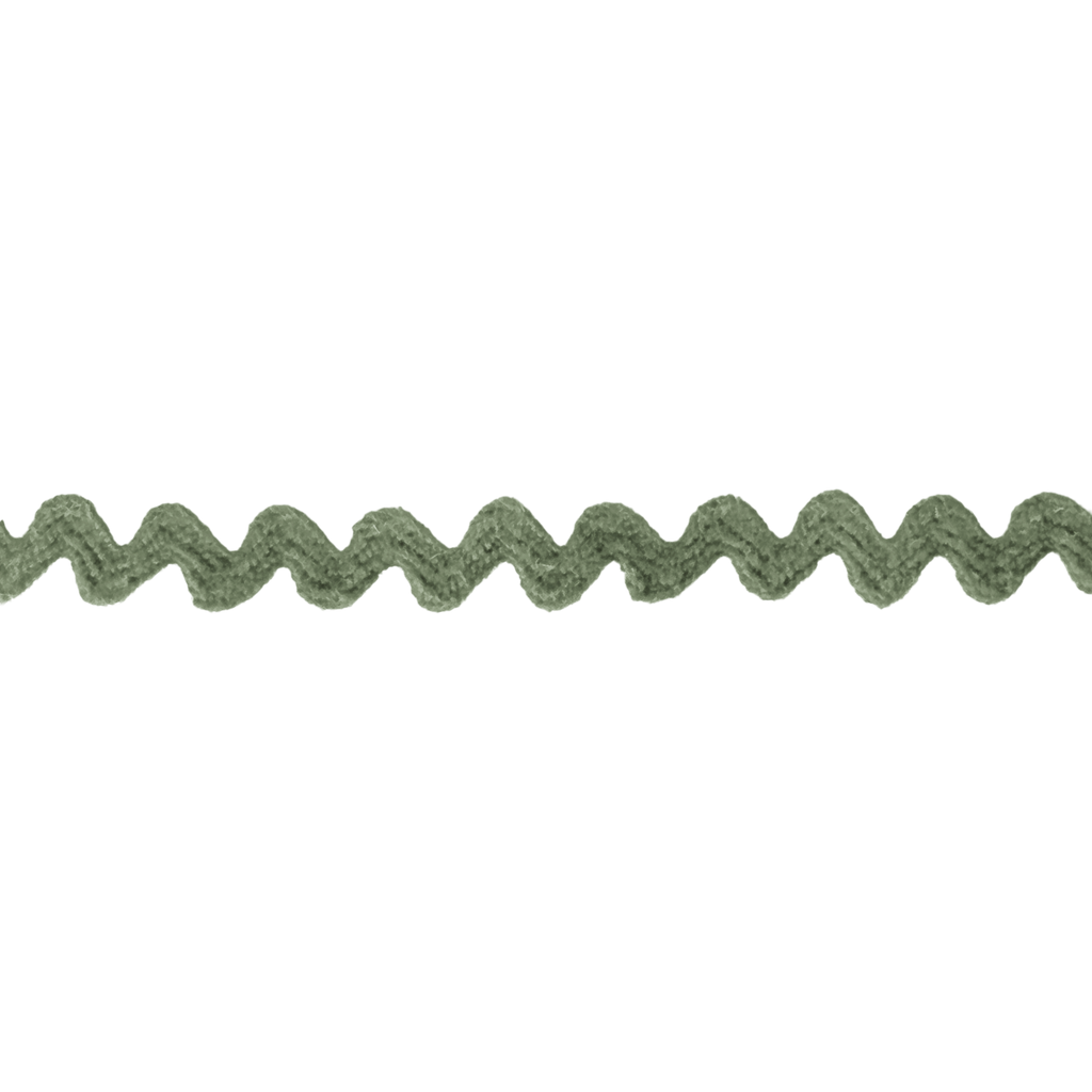 spring moss 7/32" polyester ric rac from Heit's Wholesale bulk sewing supply company