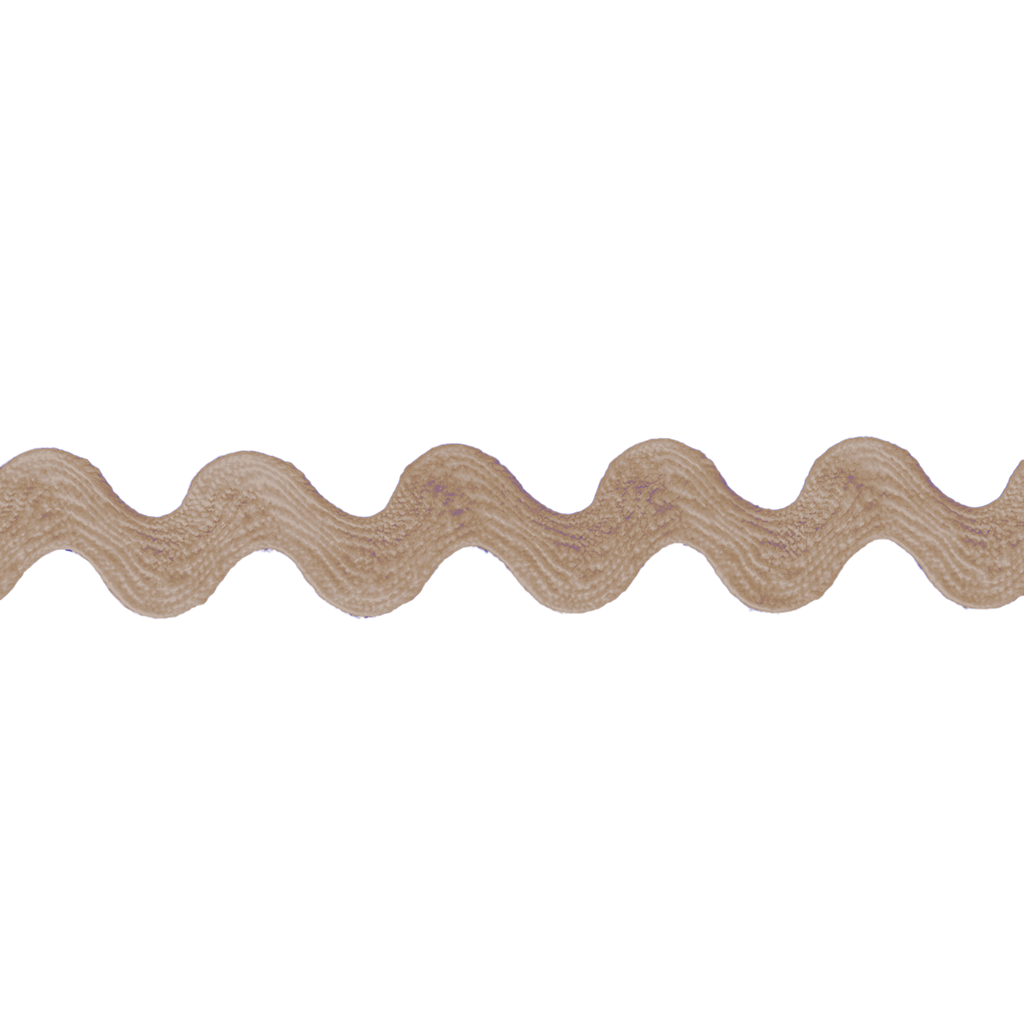 tan 1/2" polyester ric rac from Heit's Wholesale bulk sewing supply company