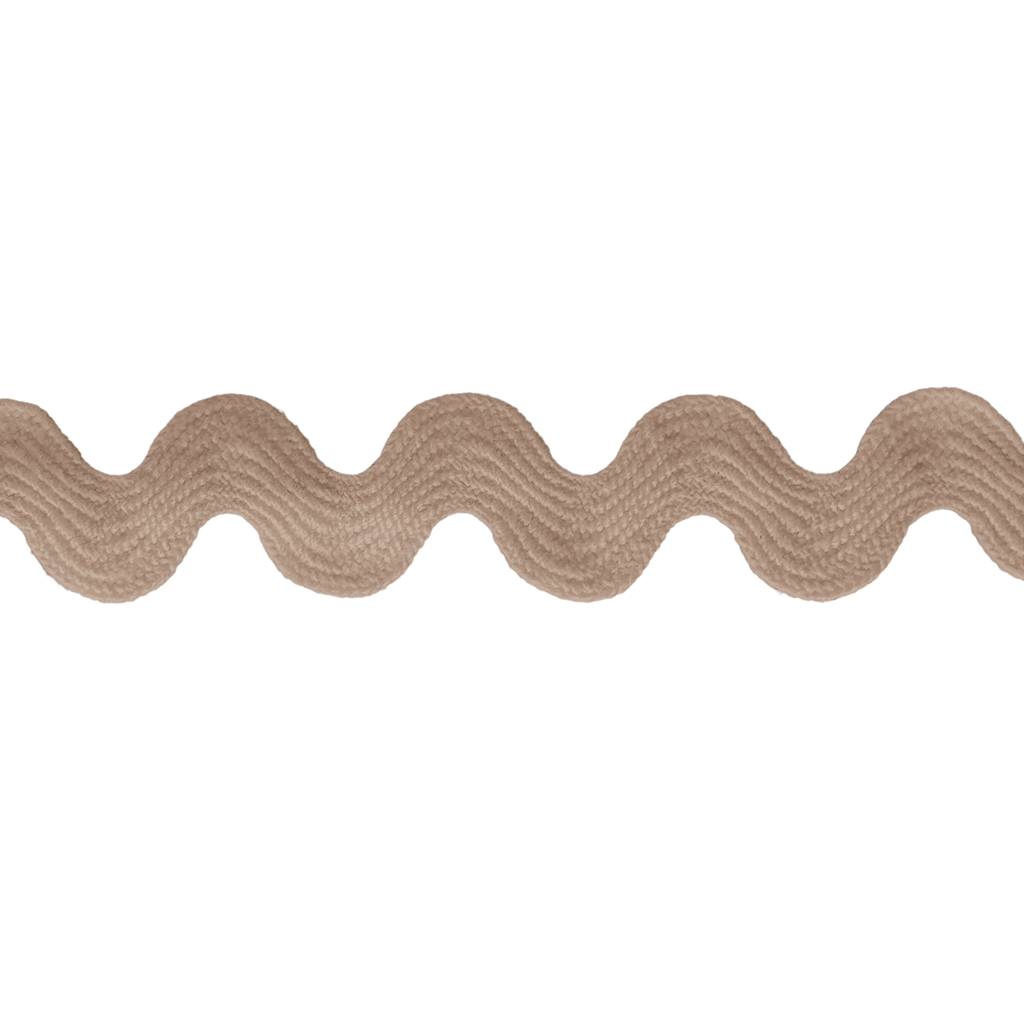 tan 11/16" polyester ric rac from Heit's Wholesale bulk sewing supply company