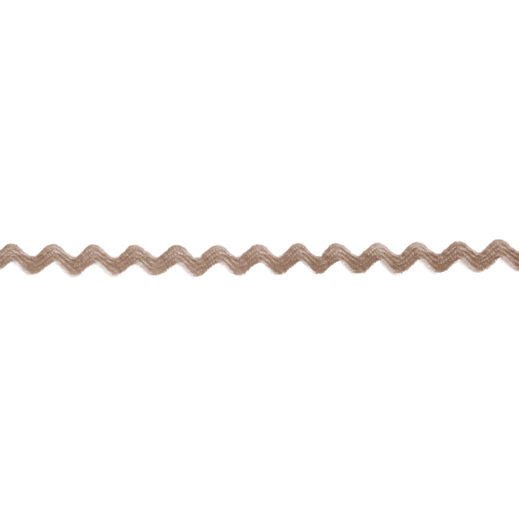 tan 11/64" polyester ric rac from Heit's Wholesale bulk sewing supply company