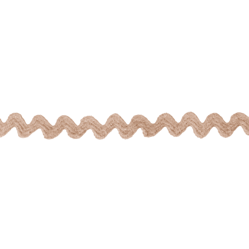 tan 7/32" polyester ric rac from Heit's Wholesale bulk sewing supply company