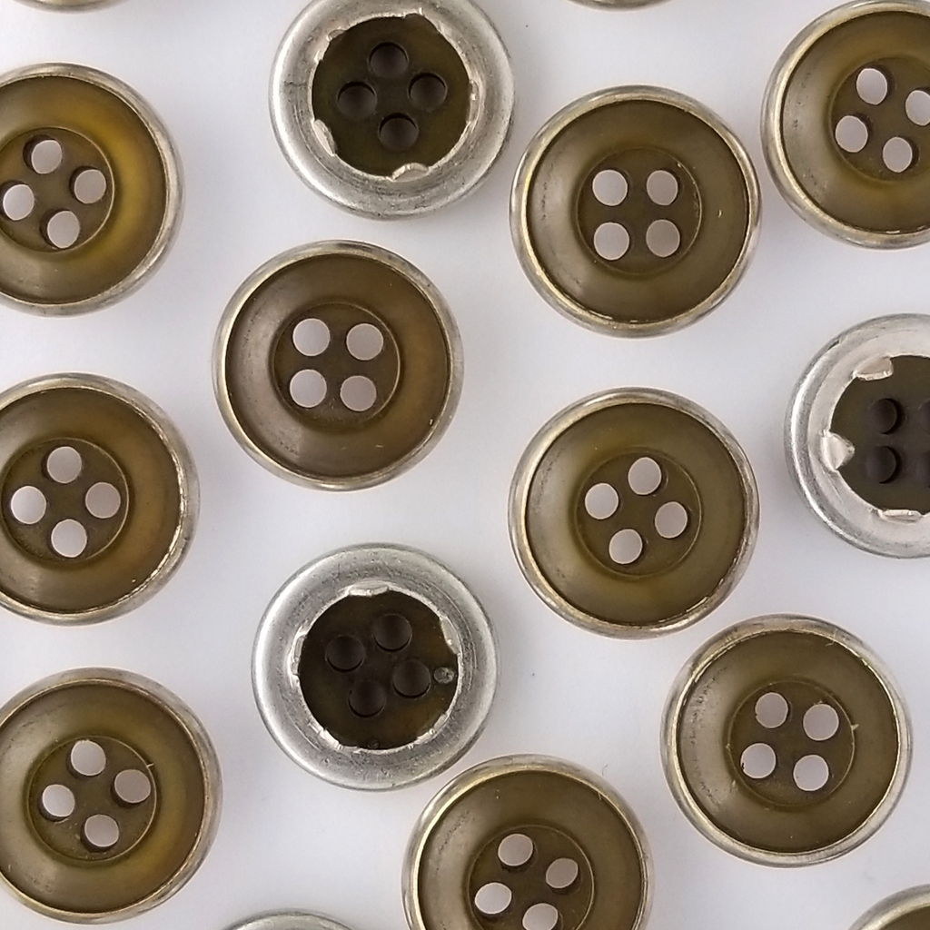 group of the tan size 20 button style gripper snaps from Heit's Wholesale bulk sewing supply company